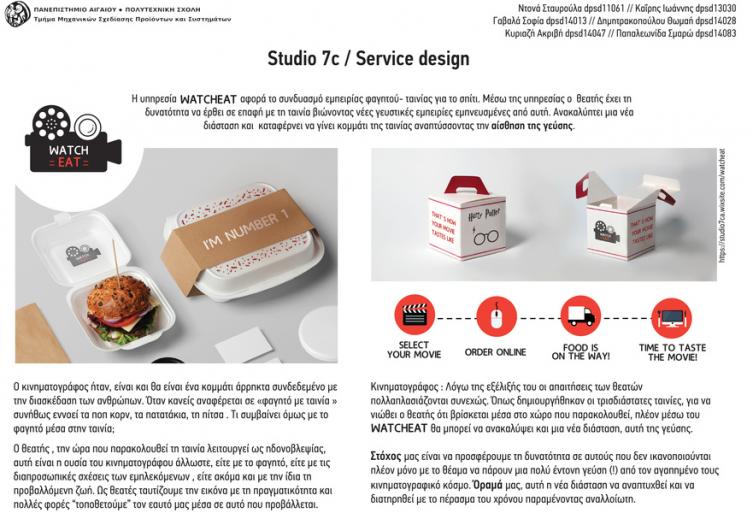 Watch - Eat, Service Design